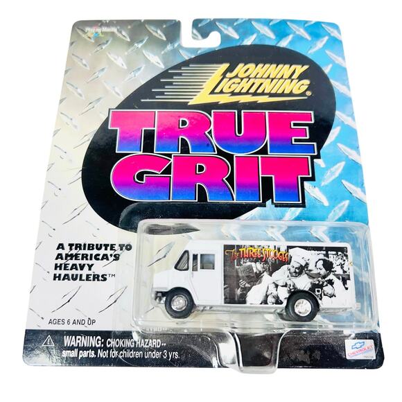 Johnny Lightning Three Stooges True Grit Delivery Step Van 2000 1:64 Diecast New - Picture 1 of 4